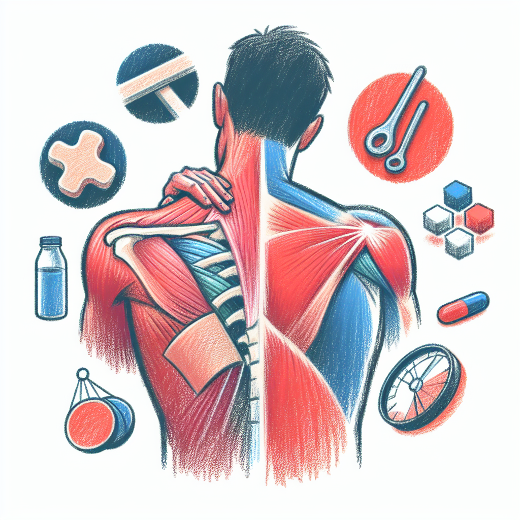 Pastelková ilustrace znázorňující téma: Zdraví a fyzioterapie