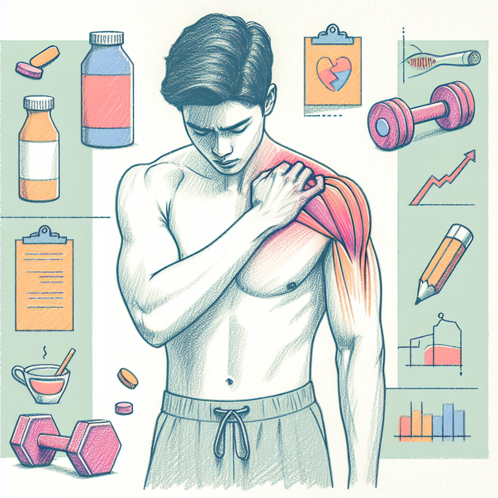 Pastelková ilustrace znázorňující téma: Zdraví a fitness