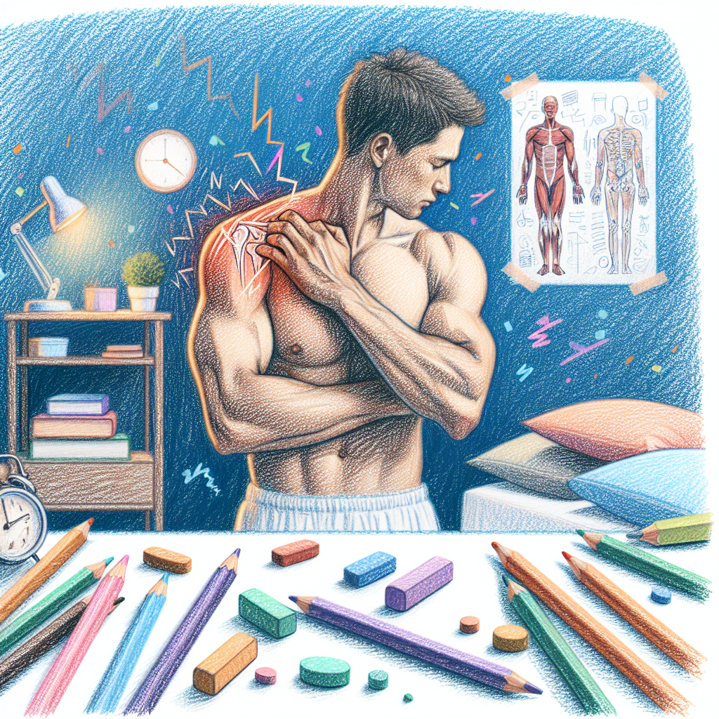 Pastelková ilustrace znázorňující téma: Zdraví