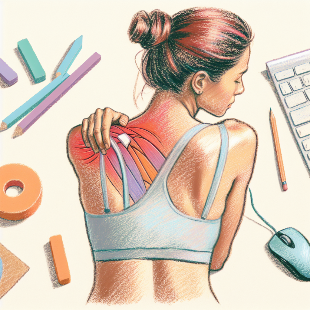 Pastelková ilustrace znázorňující téma: Zdraví