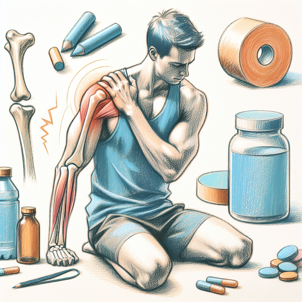 Pastelková ilustrace znázorňující téma: Zdraví a fyzioterapie