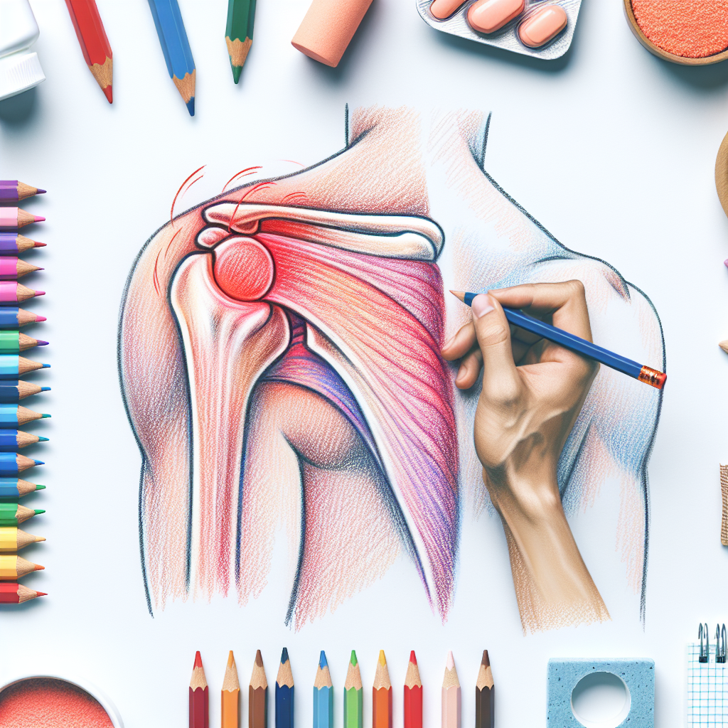 Pastelková ilustrace znázorňující téma: Zdraví