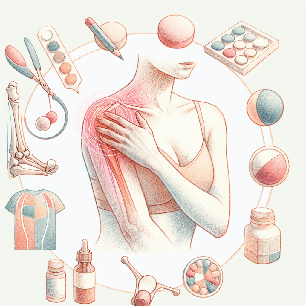 Pastelková ilustrace znázorňující téma: Zdraví a fyzioterapie