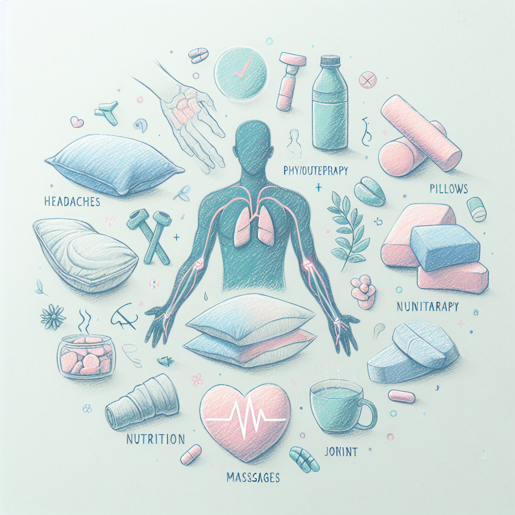 Pastelková ilustrace znázorňující téma: Zdraví a wellness