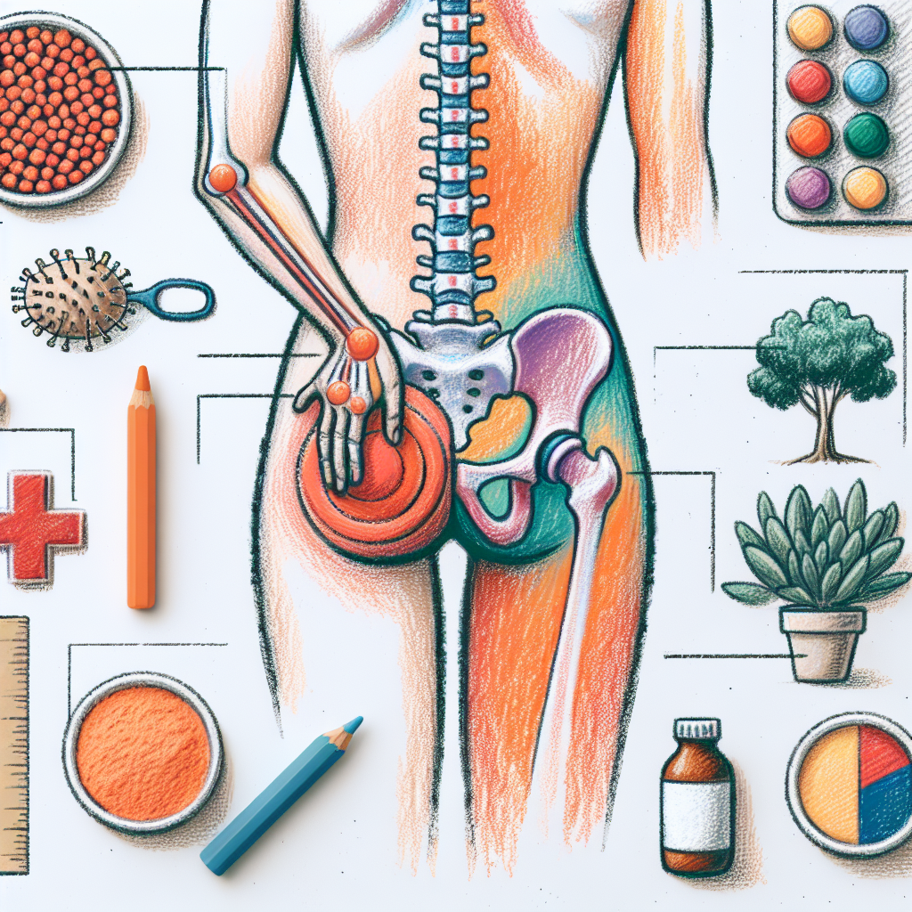 Pastelková ilustrace znázorňující téma: Zdraví a wellness