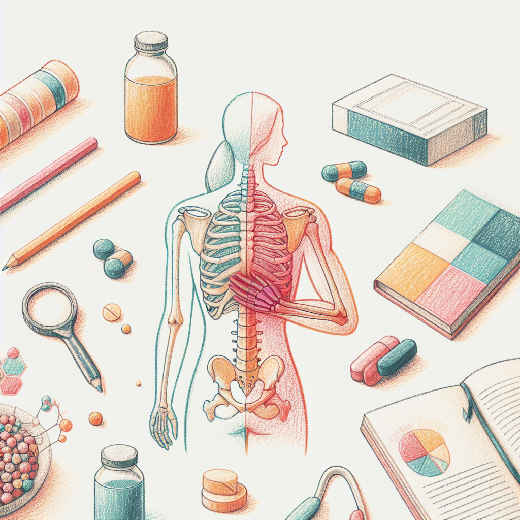 Pastelková ilustrace znázorňující téma: Zdraví