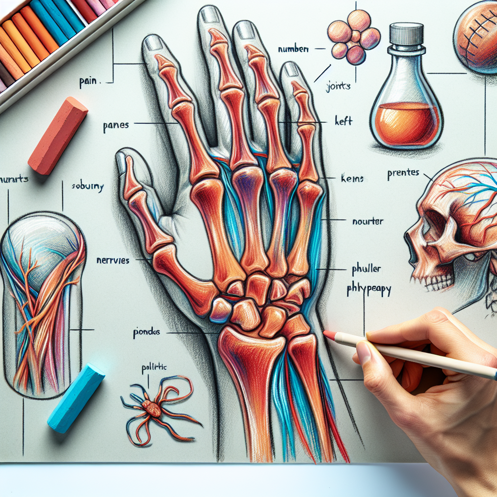 Pastelková ilustrace znázorňující téma: Zdraví