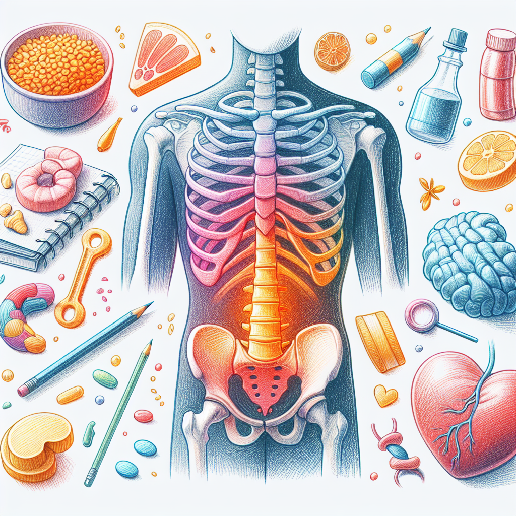 Pastelková ilustrace znázorňující téma: Zdraví