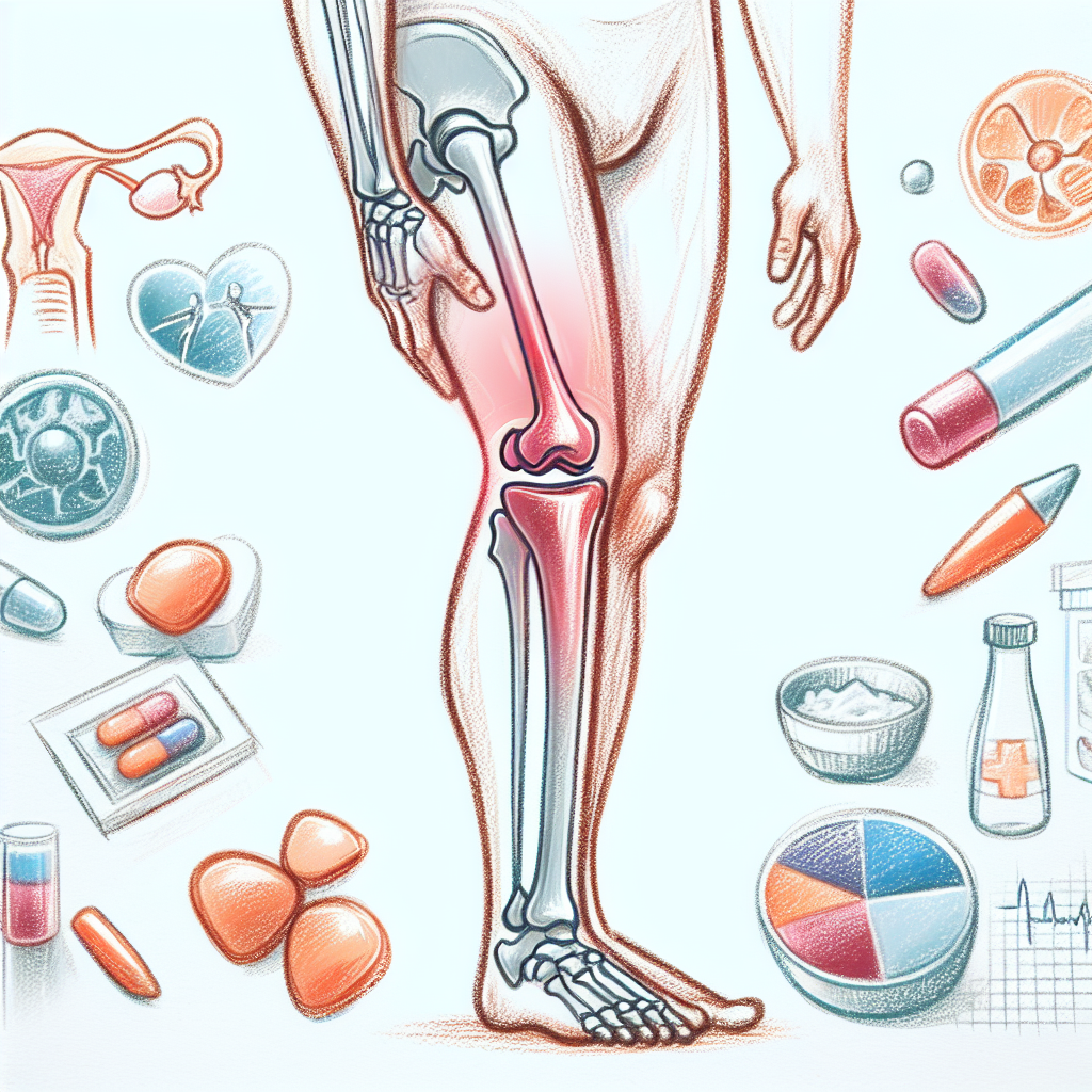 Pastelková ilustrace znázorňující téma: Zdraví kloubů
