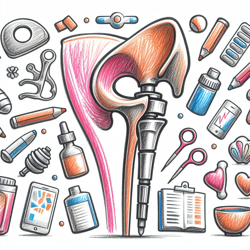 Pastelková ilustrace znázorňující téma: Zdraví a rehabilitace