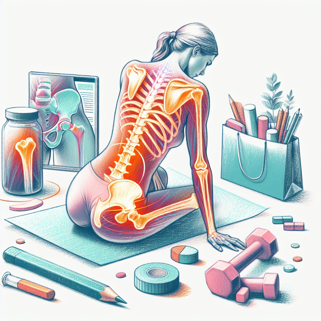 Pastelková ilustrace znázorňující téma: Zdraví kloubů