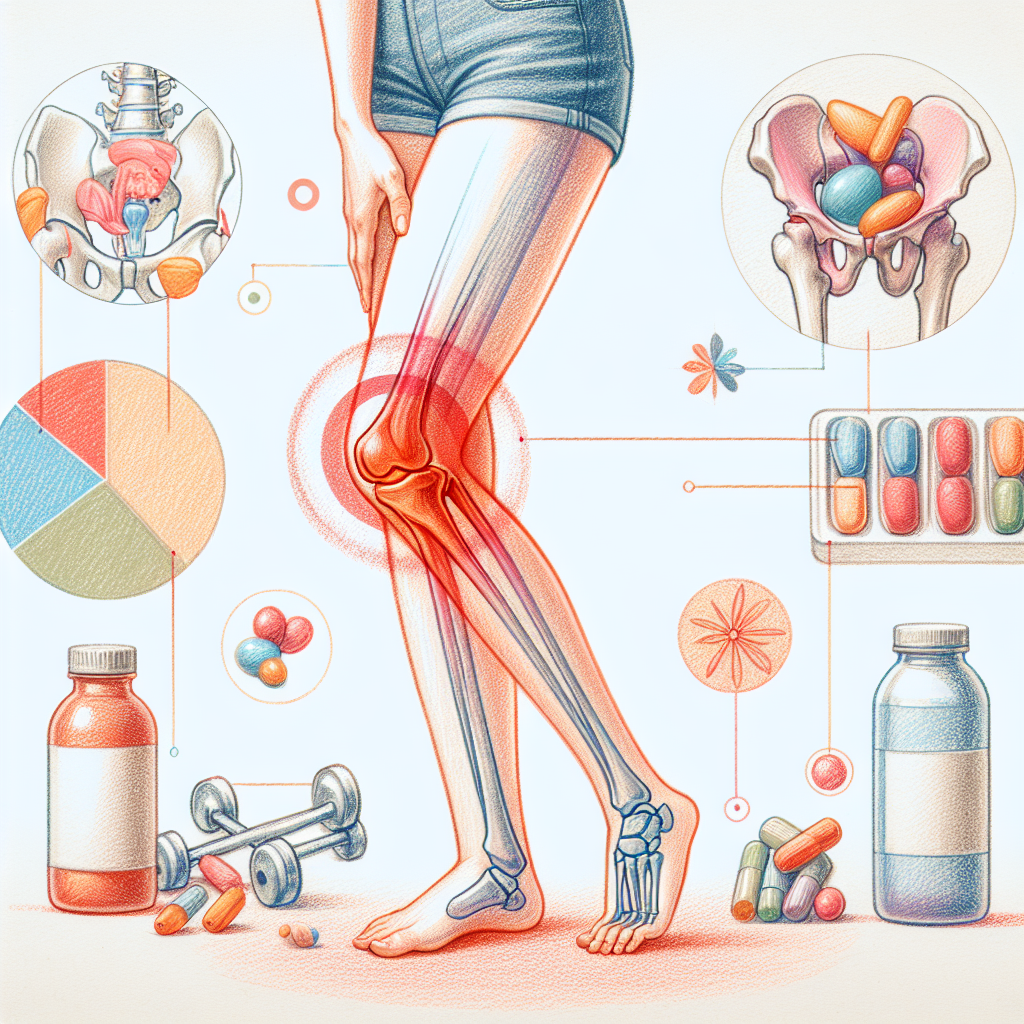 Pastelková ilustrace znázorňující téma: Zdraví kloubů