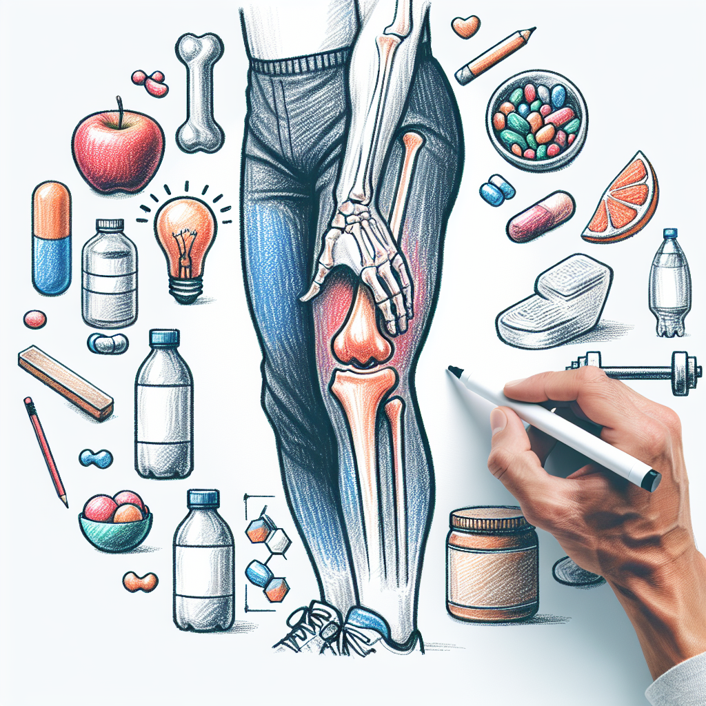 Pastelková ilustrace znázorňující téma: Zdraví kloubů