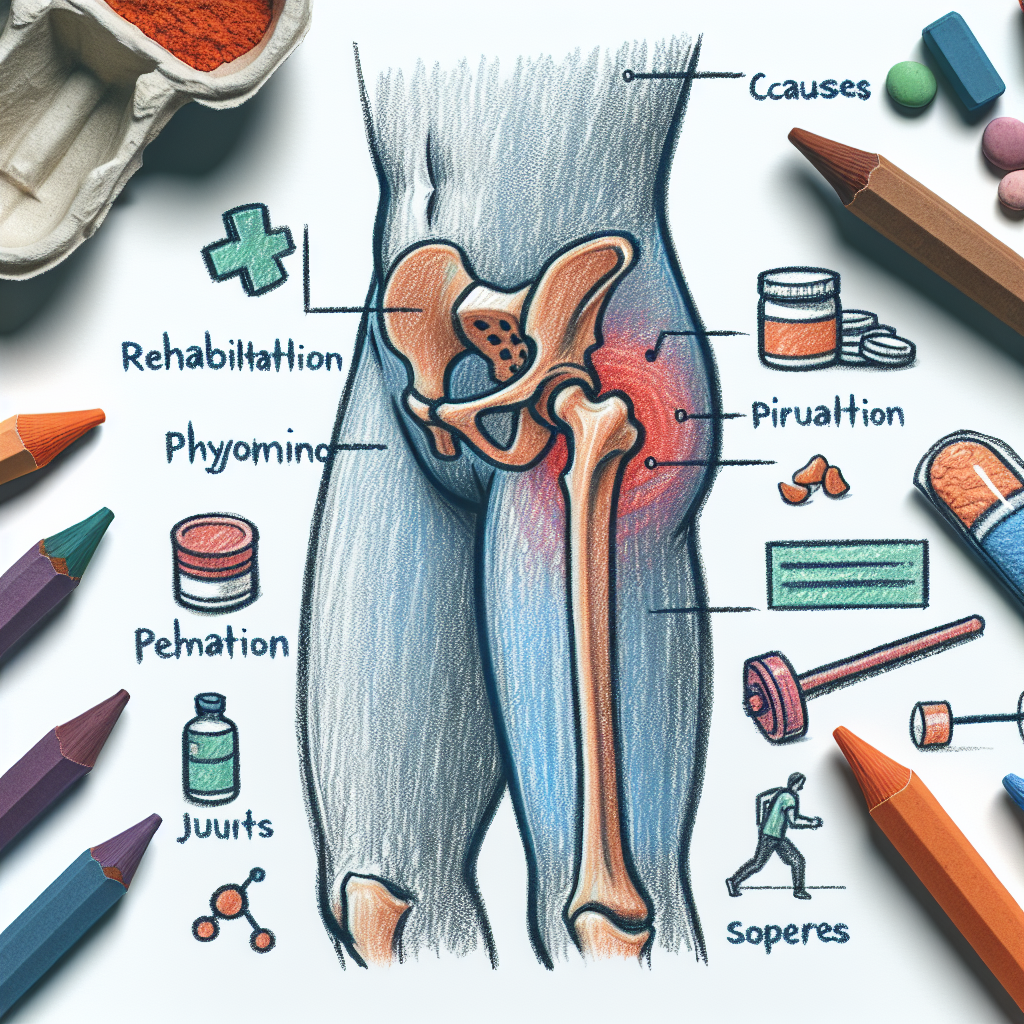 Pastelková ilustrace znázorňující téma: Rehabilitace