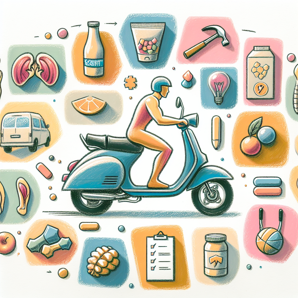 Pastelková ilustrace znázorňující téma: Zdraví kloubů