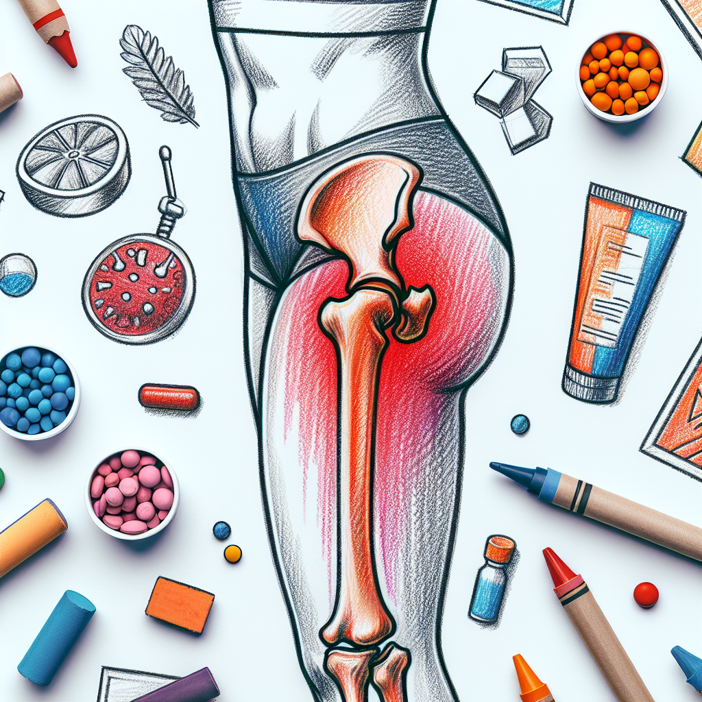 Pastelková ilustrace znázorňující téma: Zdraví kloubů