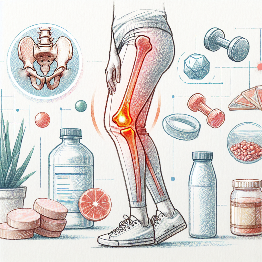 Pastelková ilustrace znázorňující téma: Zdraví kloubů