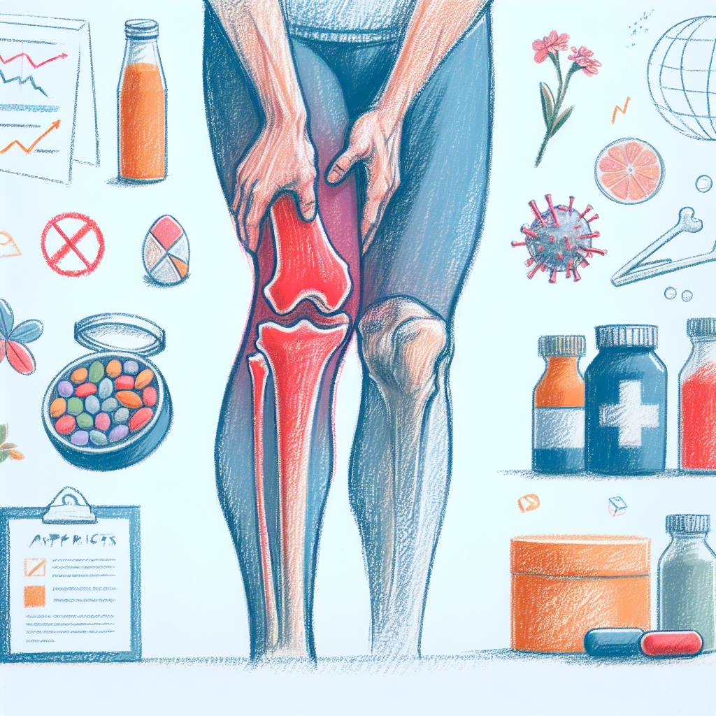 Pastelková ilustrace znázorňující téma: Zdraví kloubů