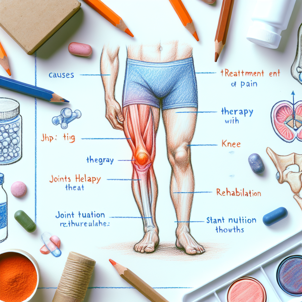 Pastelková ilustrace znázorňující téma: Zdraví kloubů