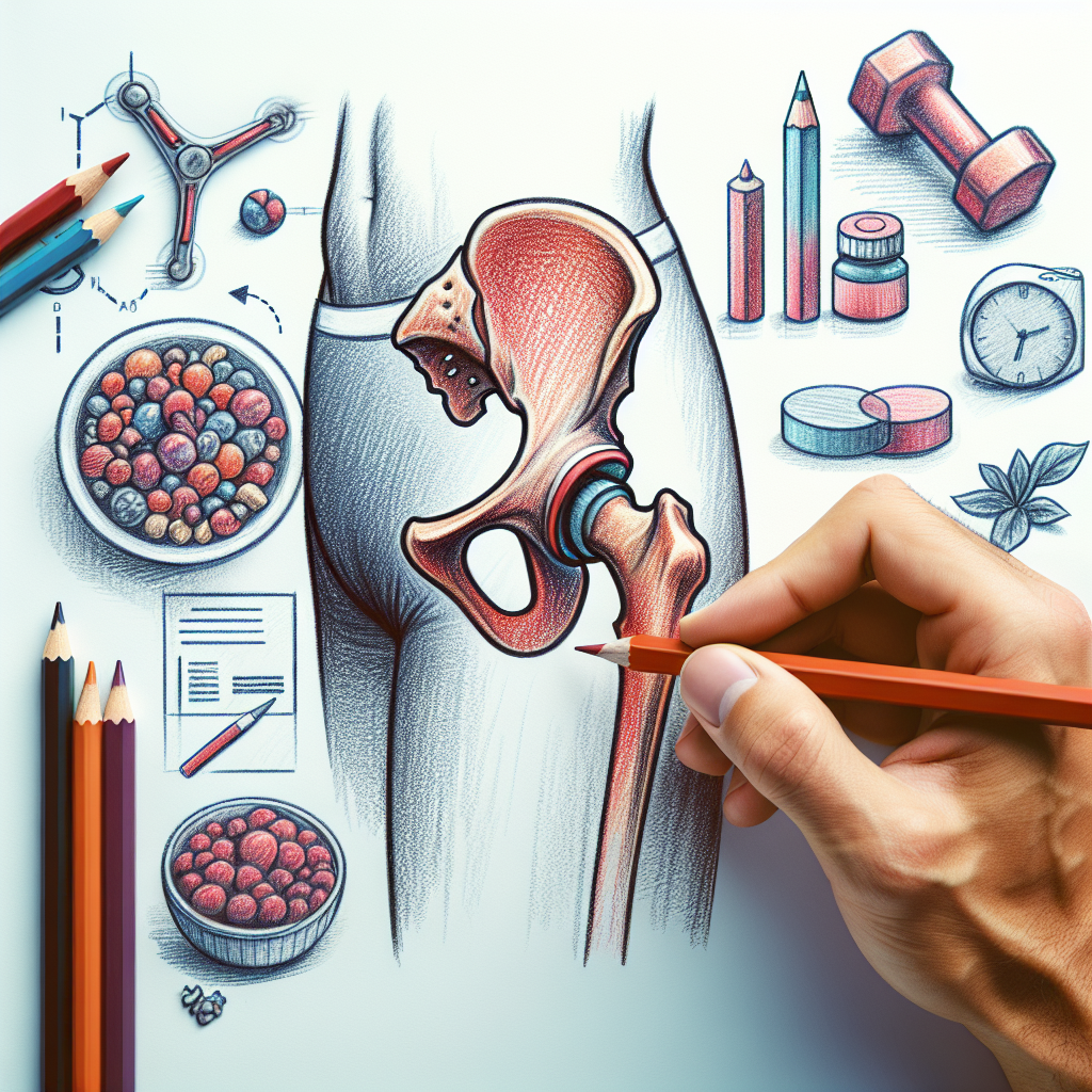 Pastelková ilustrace znázorňující téma: Zdraví kloubů