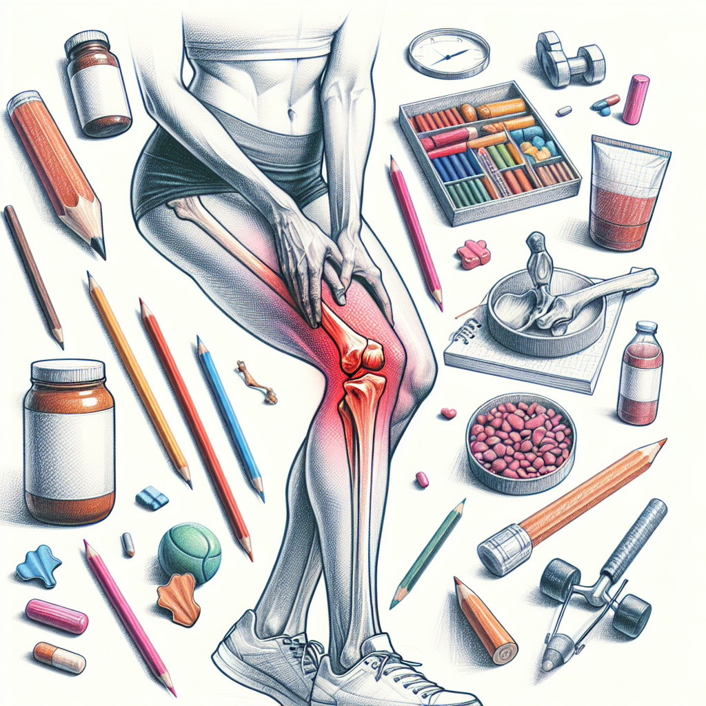 Pastelková ilustrace znázorňující téma: Zdraví kloubů