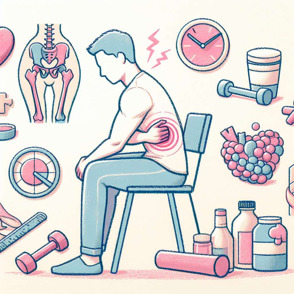 Pastelková ilustrace znázorňující téma: Zdraví kloubů