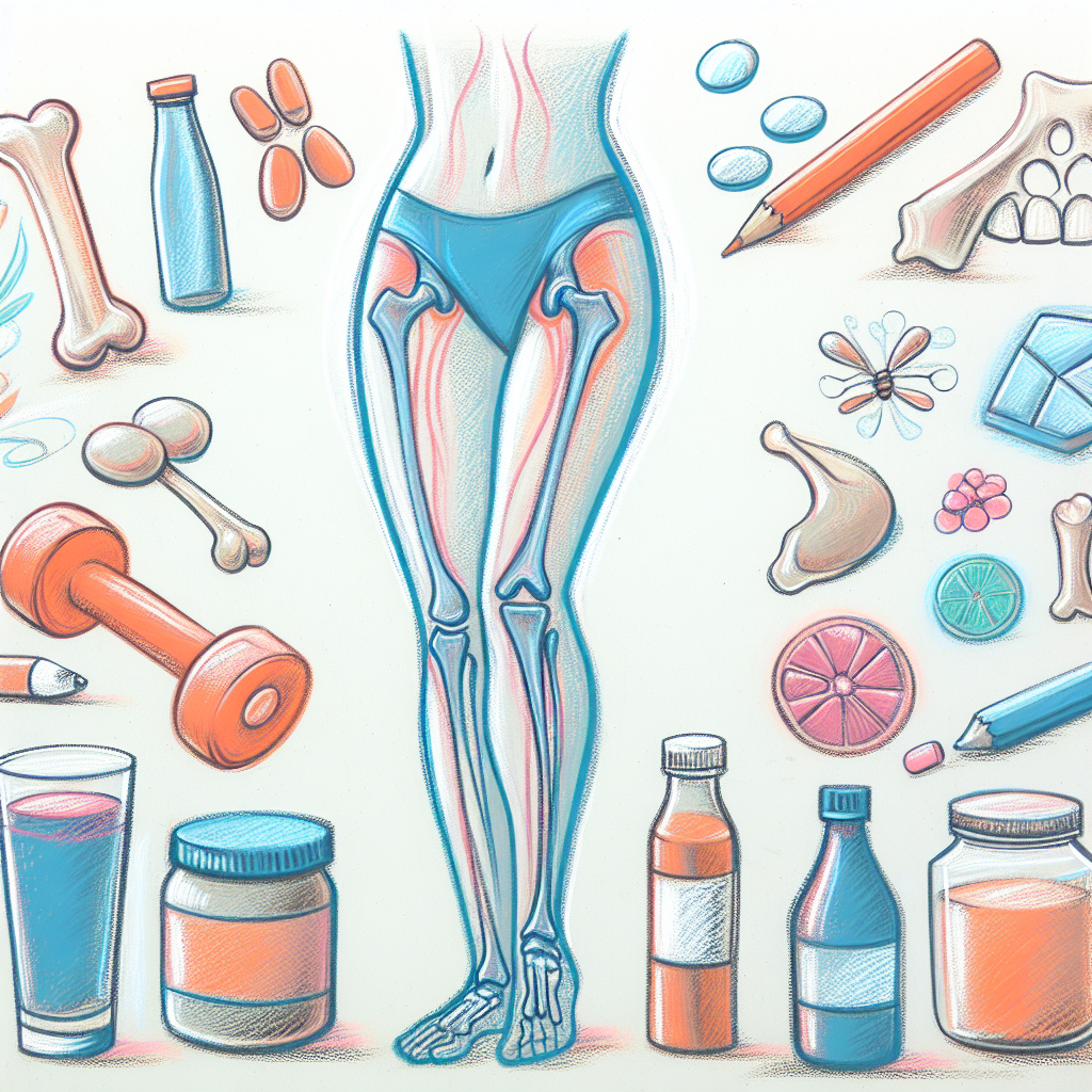 Pastelková ilustrace znázorňující téma: Zdraví kloubů