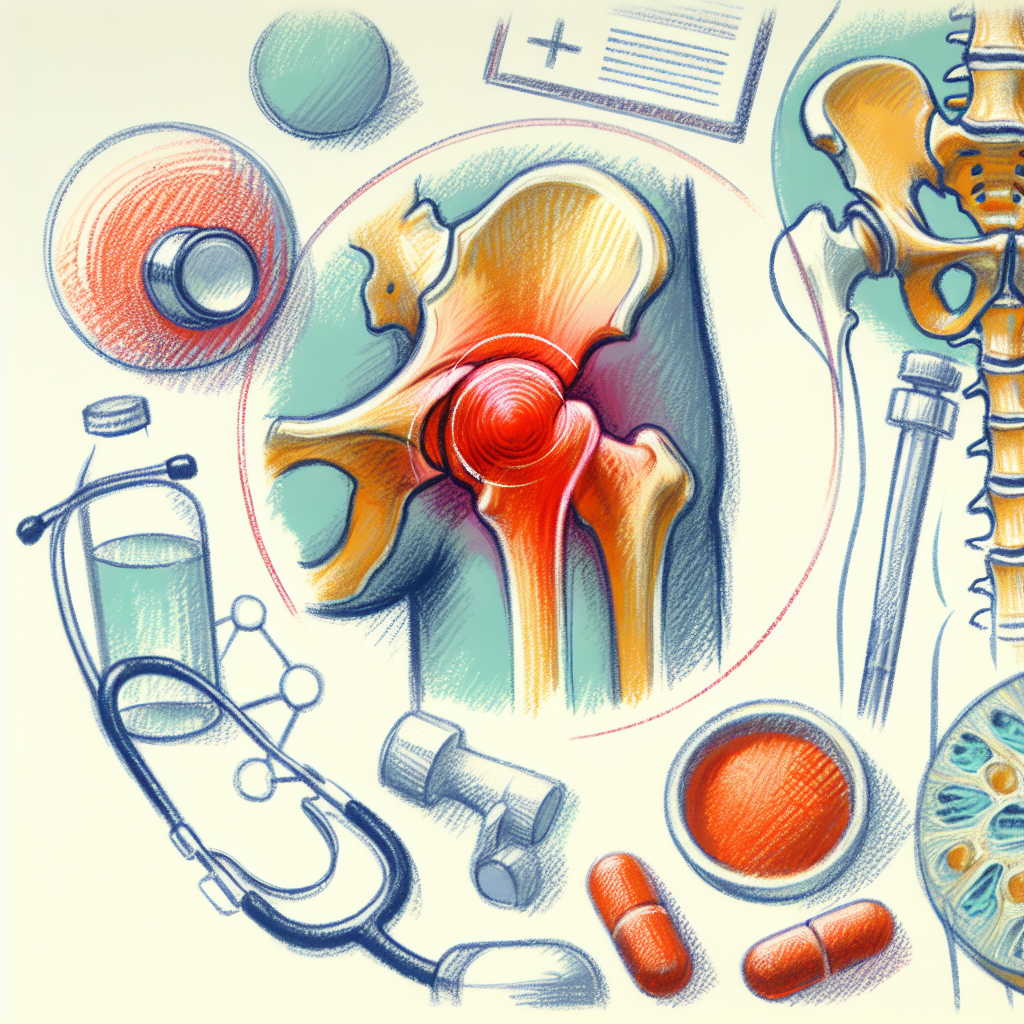 Pastelková ilustrace znázorňující téma: Zdraví kloubů
