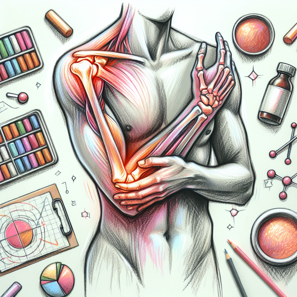 Pastelková ilustrace znázorňující téma: Zdraví a bolesti