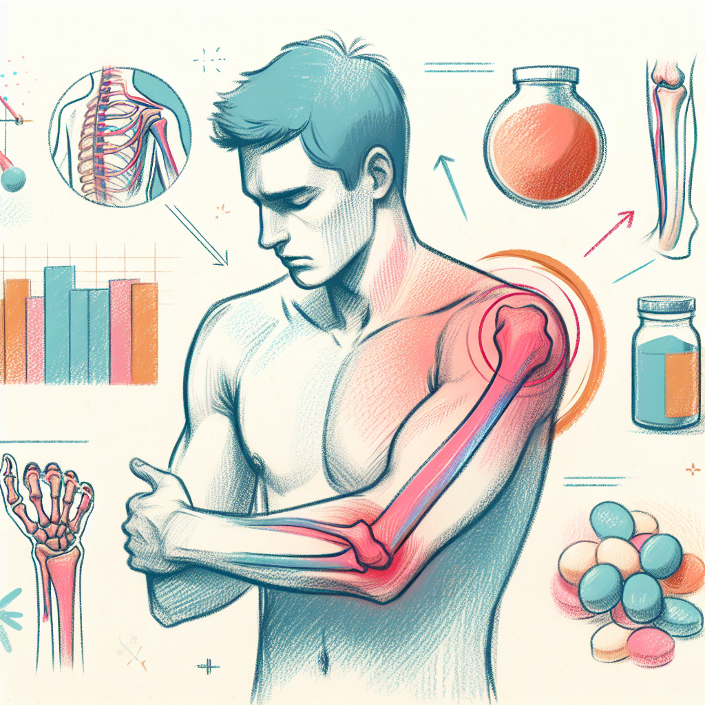 Pastelková ilustrace znázorňující téma: Zdraví kloubů