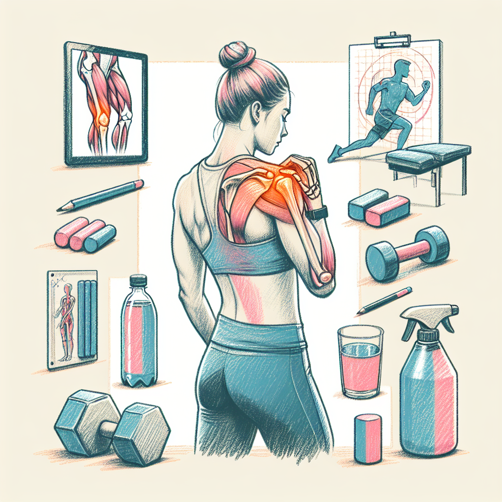 Pastelková ilustrace znázorňující téma: Fyzioterapie