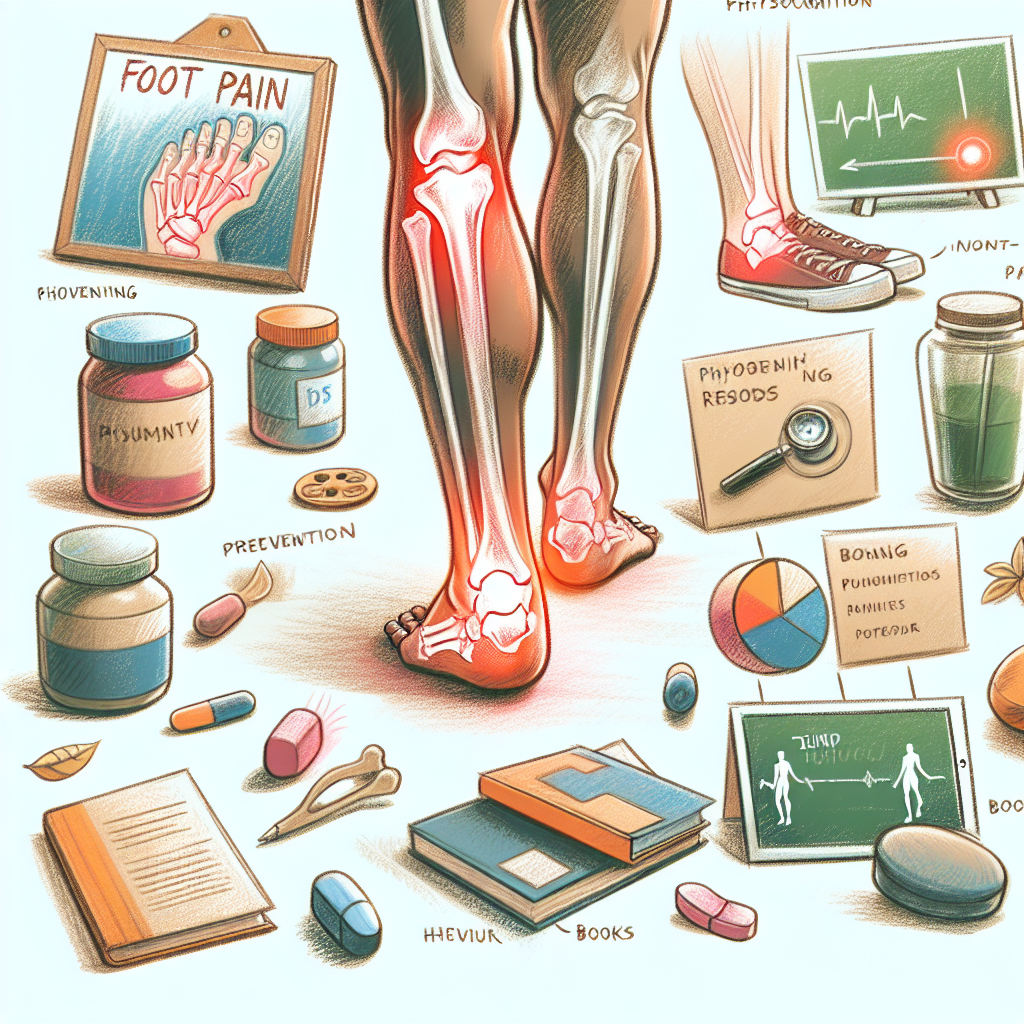 Pastelková ilustrace znázorňující téma: Zdraví nohou