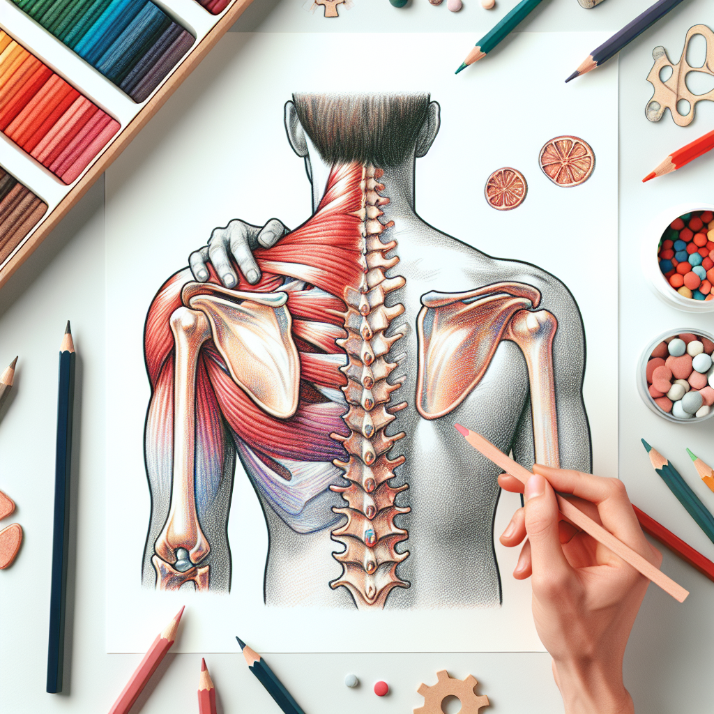 Pastelková ilustrace znázorňující téma: Zdraví kloubů