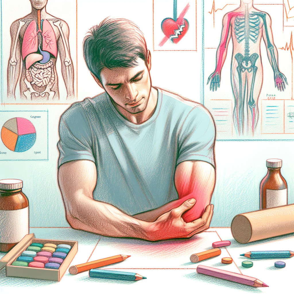 Pastelková ilustrace znázorňující téma: Zdraví a wellness