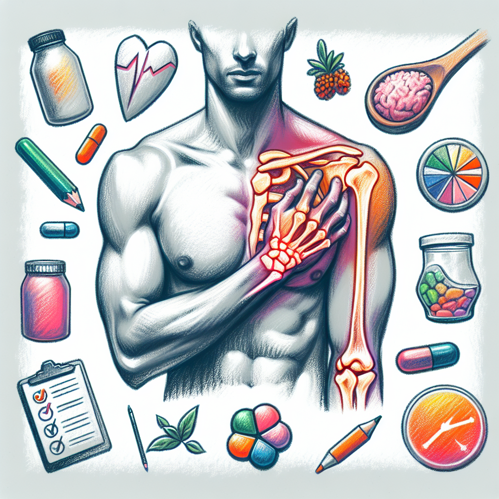 Pastelková ilustrace znázorňující téma: Zdraví a rehabilitace