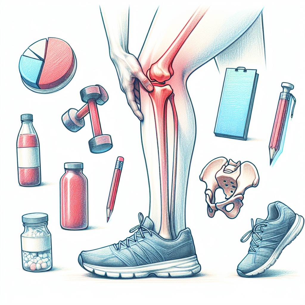 Pastelková ilustrace znázorňující téma: Zdraví kloubů