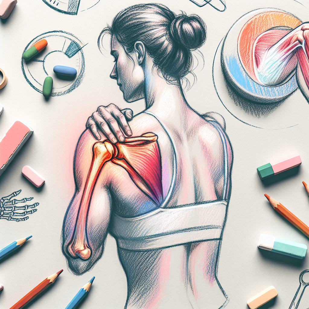 Pastelková ilustrace znázorňující téma: Zdraví kloubů