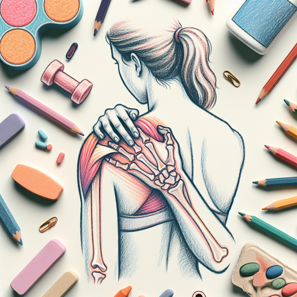 Pastelková ilustrace znázorňující téma: Zdraví a wellness