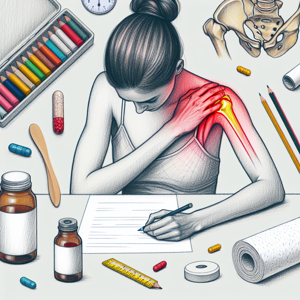 Pastelková ilustrace znázorňující téma: Zdraví kloubů