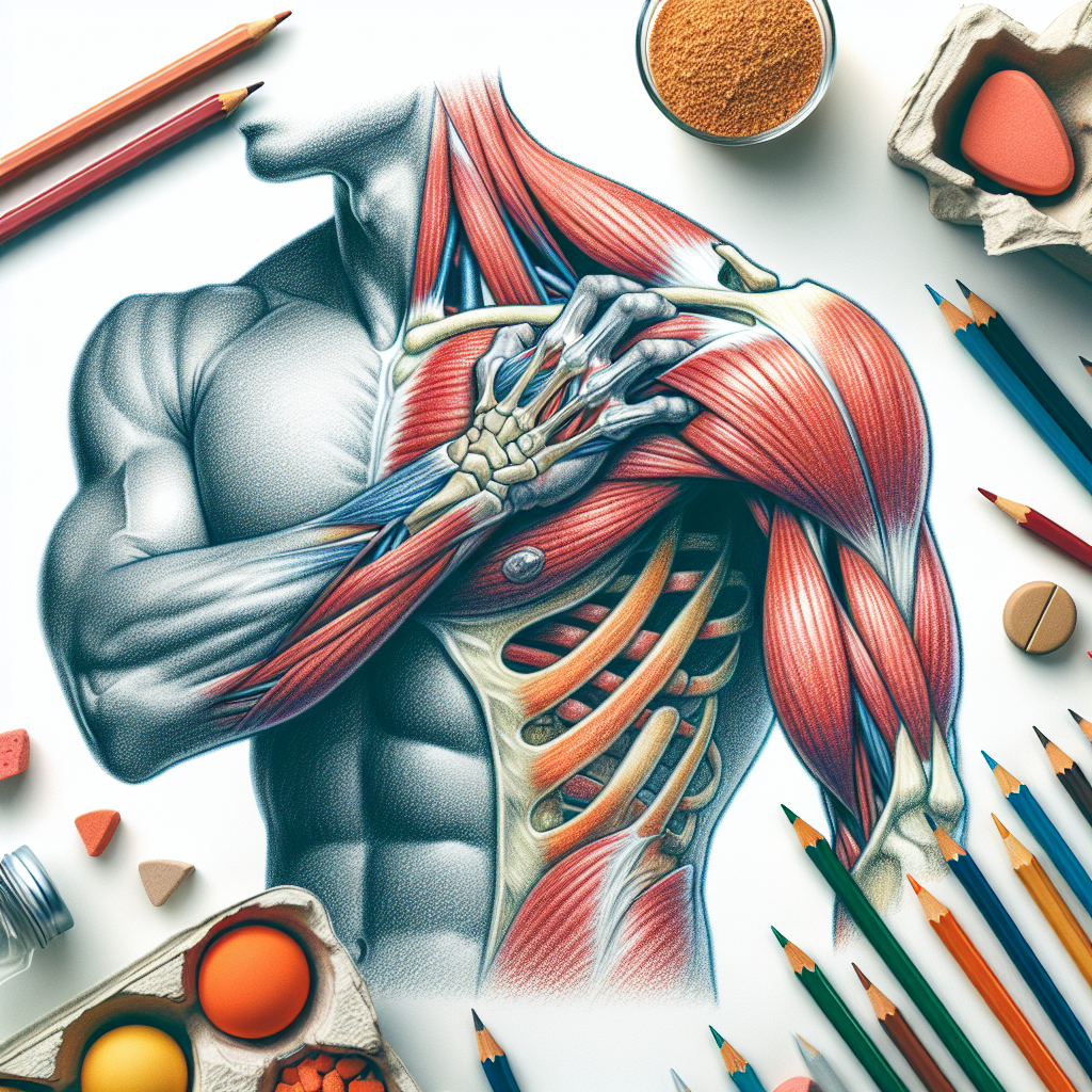 Pastelková ilustrace znázorňující téma: Zdraví