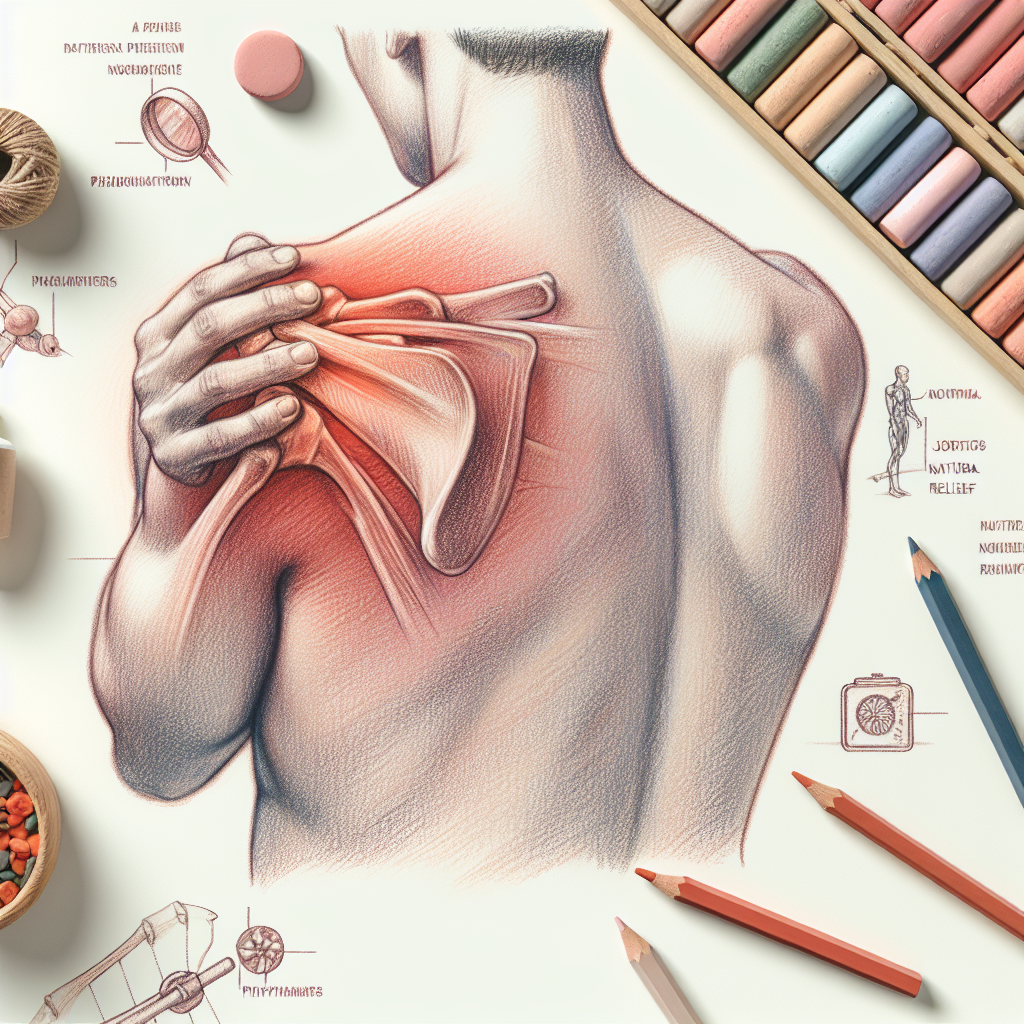 Pastelková ilustrace znázorňující téma: Zdraví a fyzioterapie