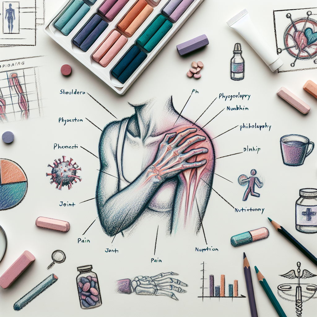 Pastelková ilustrace znázorňující téma: Zdraví