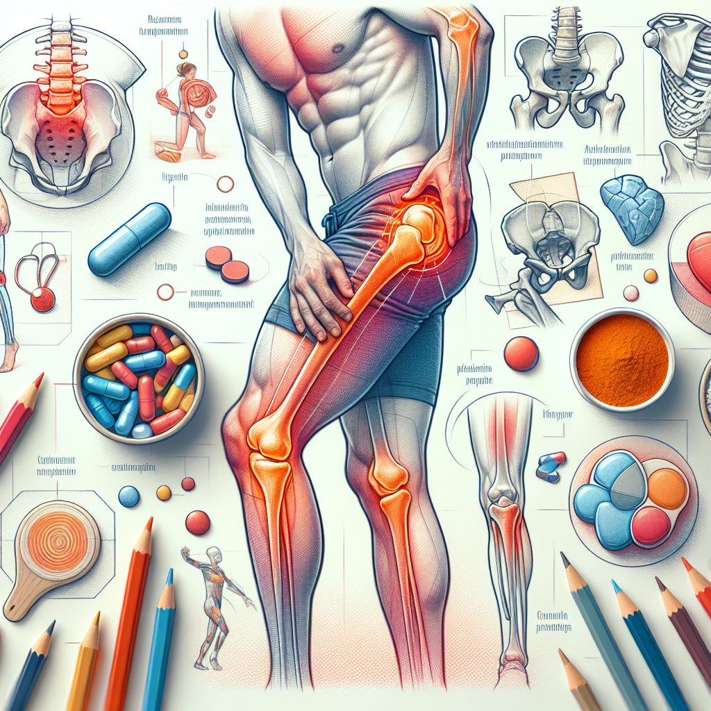 Pastelková ilustrace znázorňující téma: Bolest kloubů