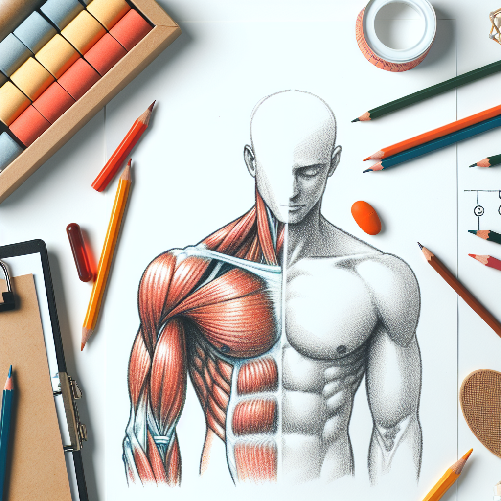 Pastelková ilustrace znázorňující téma: Zdraví a pohyb