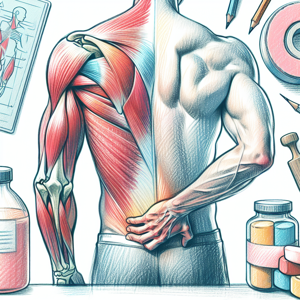 Pastelková ilustrace znázorňující téma: Zdraví a fyzioterapie