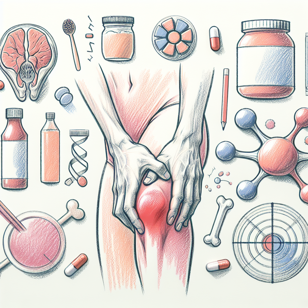 Pastelková ilustrace znázorňující téma: Zdraví kloubů