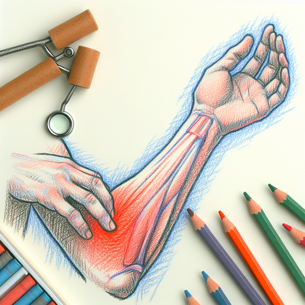 Pastelková ilustrace znázorňující téma: Zdraví