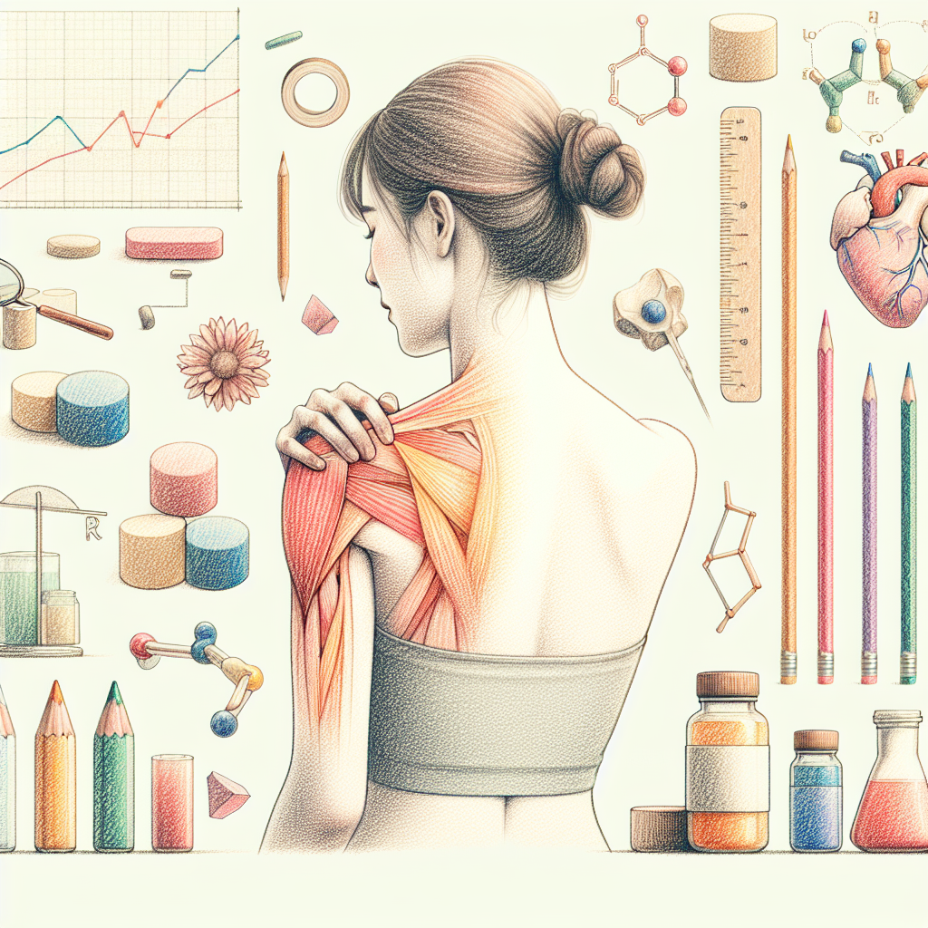 Pastelková ilustrace znázorňující téma: Zdraví a fyzioterapie