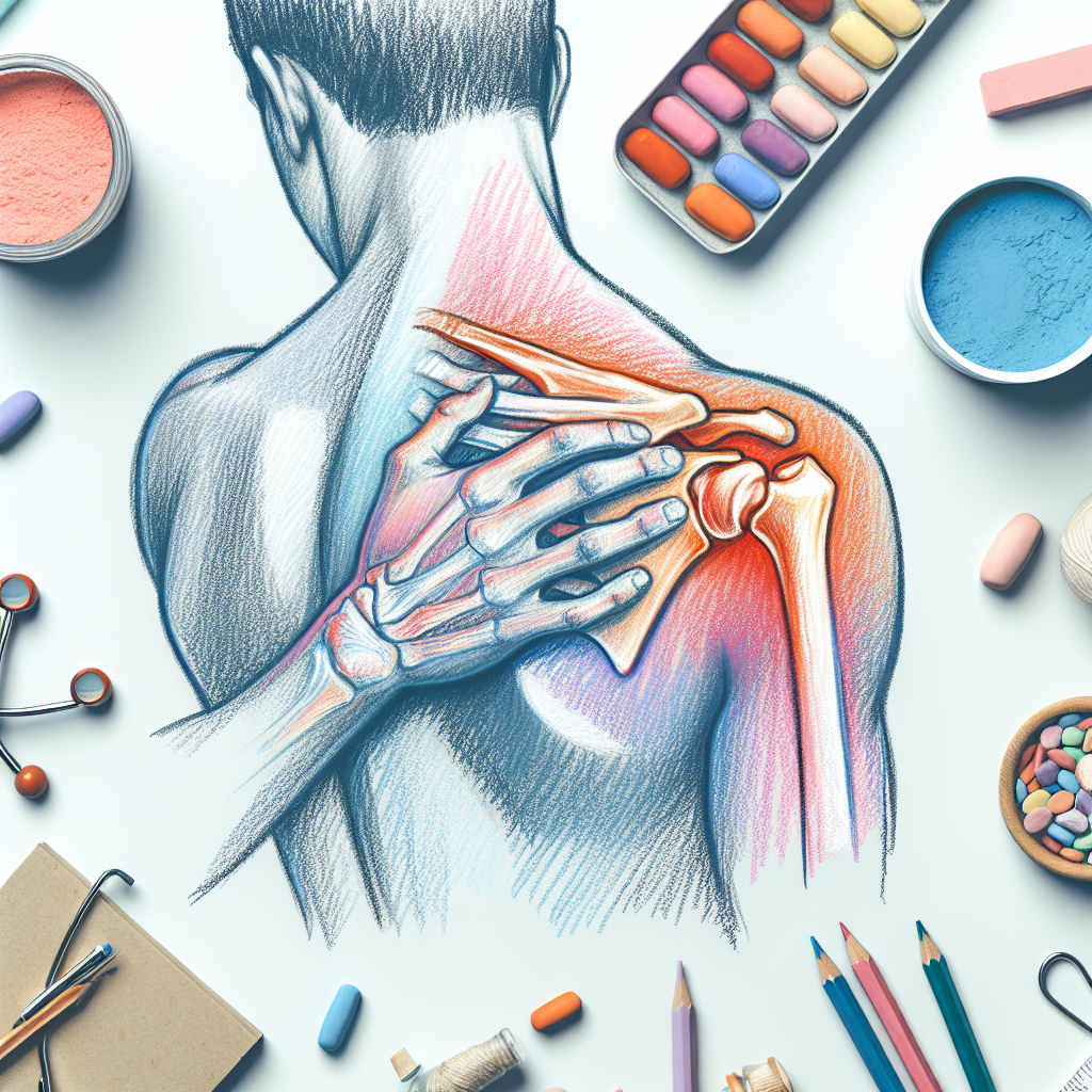 Pastelková ilustrace znázorňující téma: Zdraví