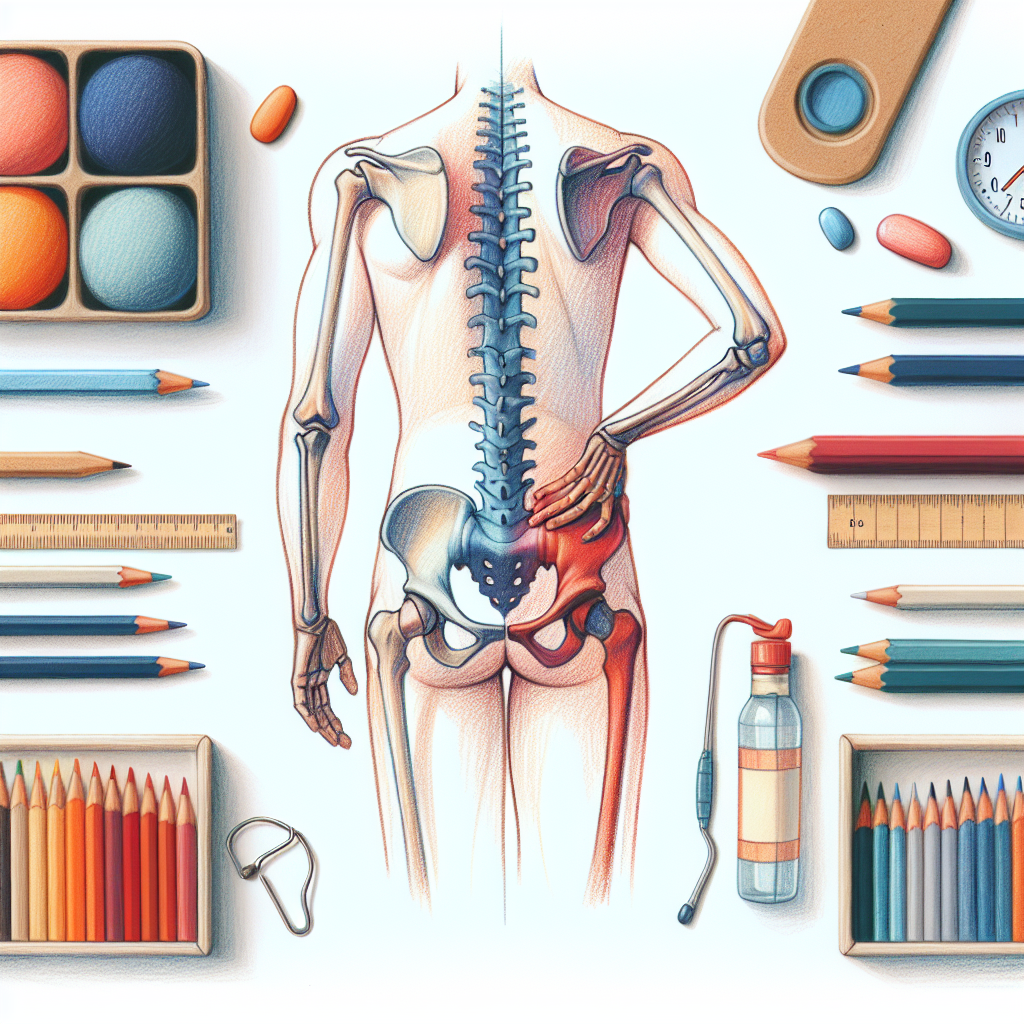 Pastelková ilustrace znázorňující téma: Zdraví kloubů